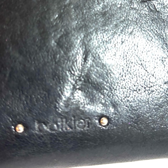 Botkier village distressed Black Leather Wallet - Picture 4 of 4